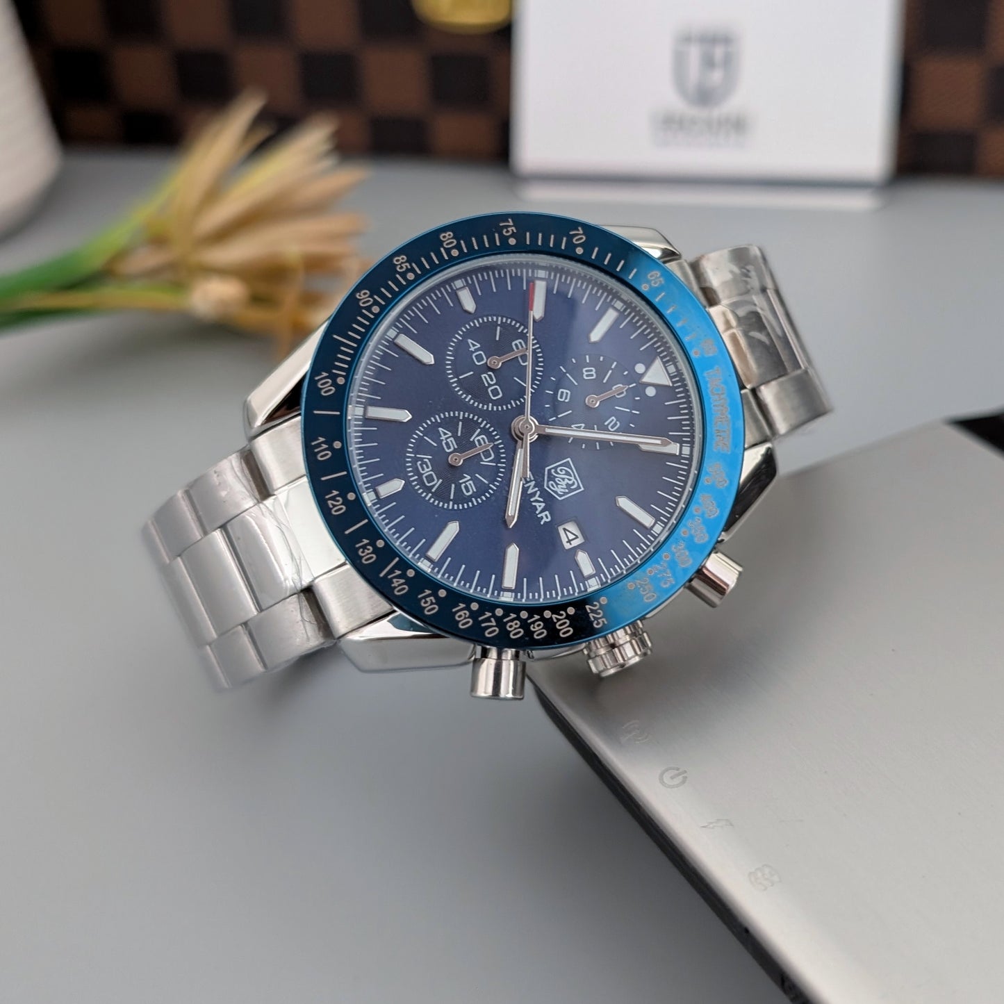 Silver-Blue