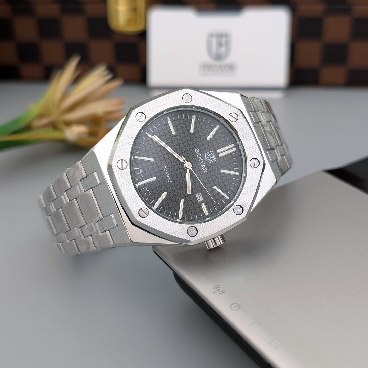 Silver-Black