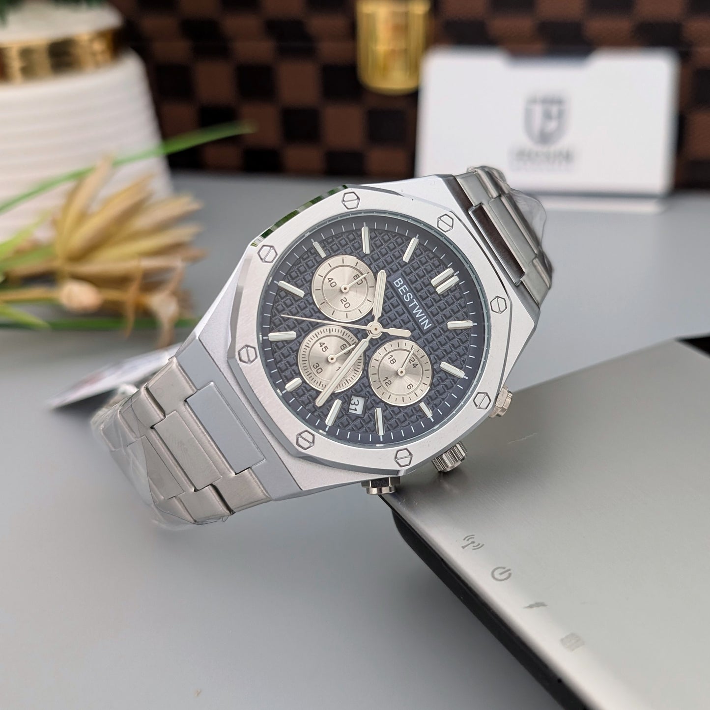 Silver-Blue