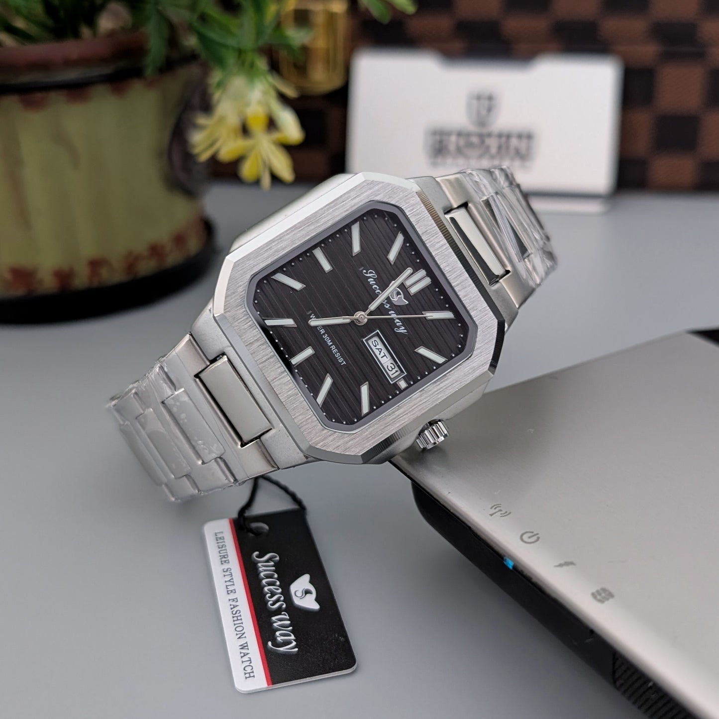 Silver-Black