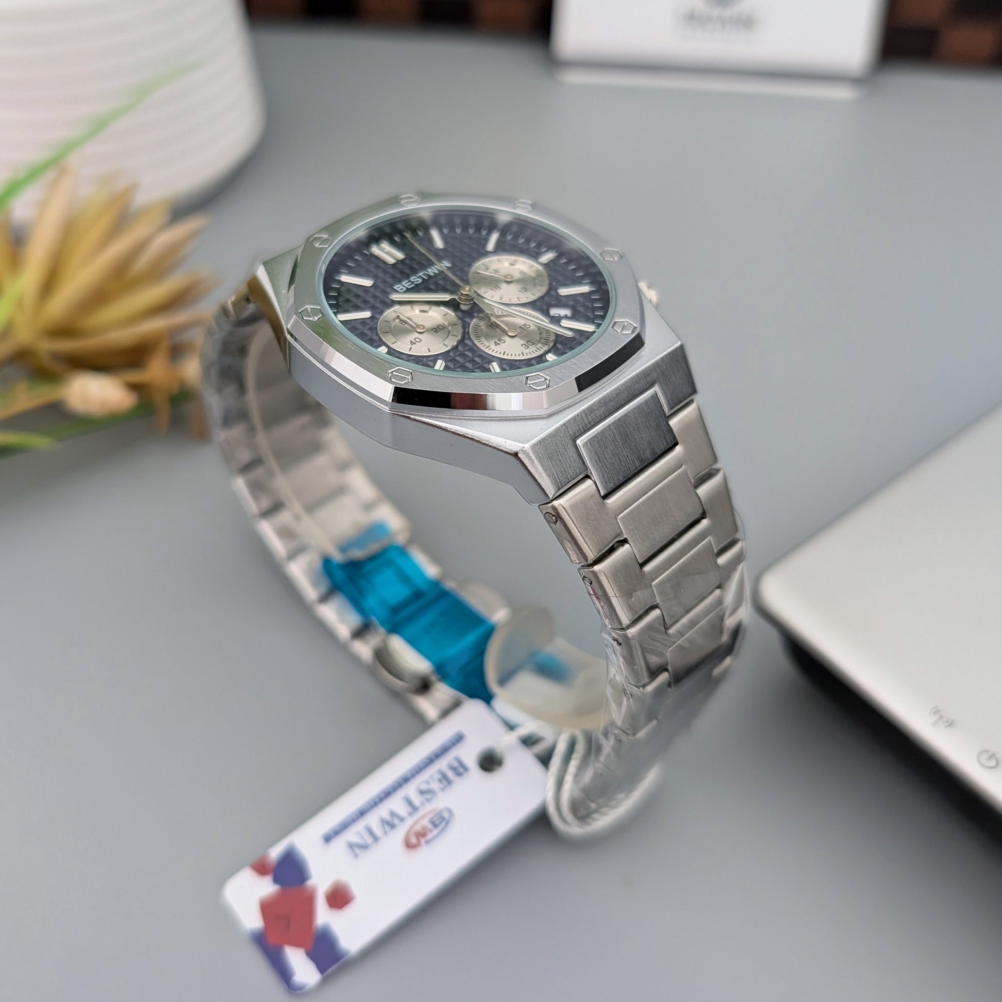 Silver-Blue