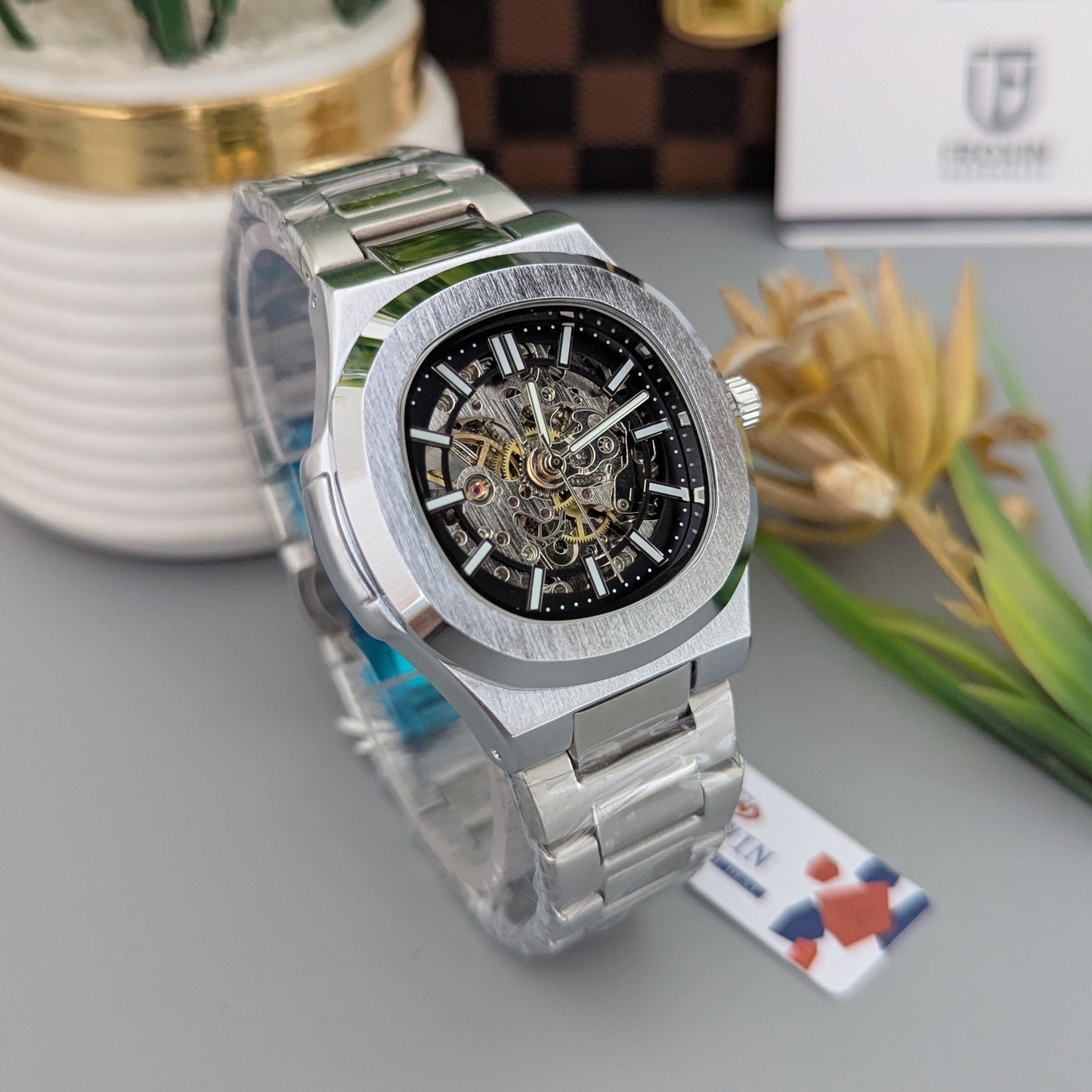 Silver-Black