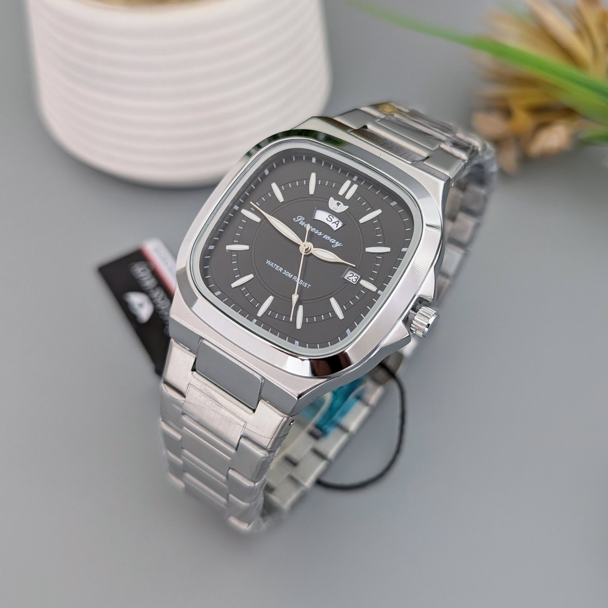 Silver-Black