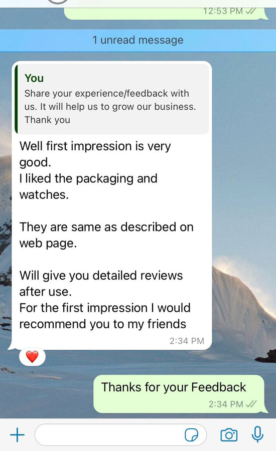 Customer Feedback