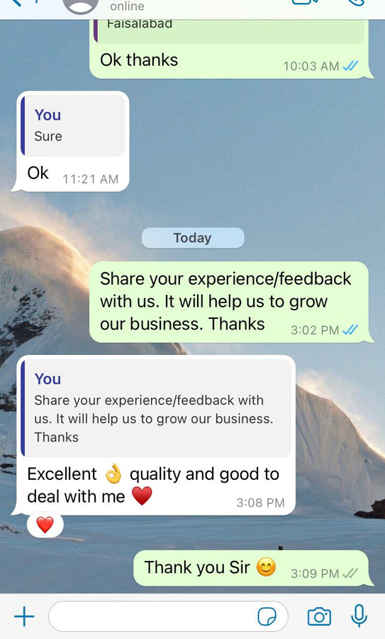 Customer Feedback