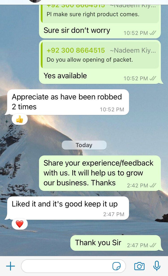 Customer Feedback