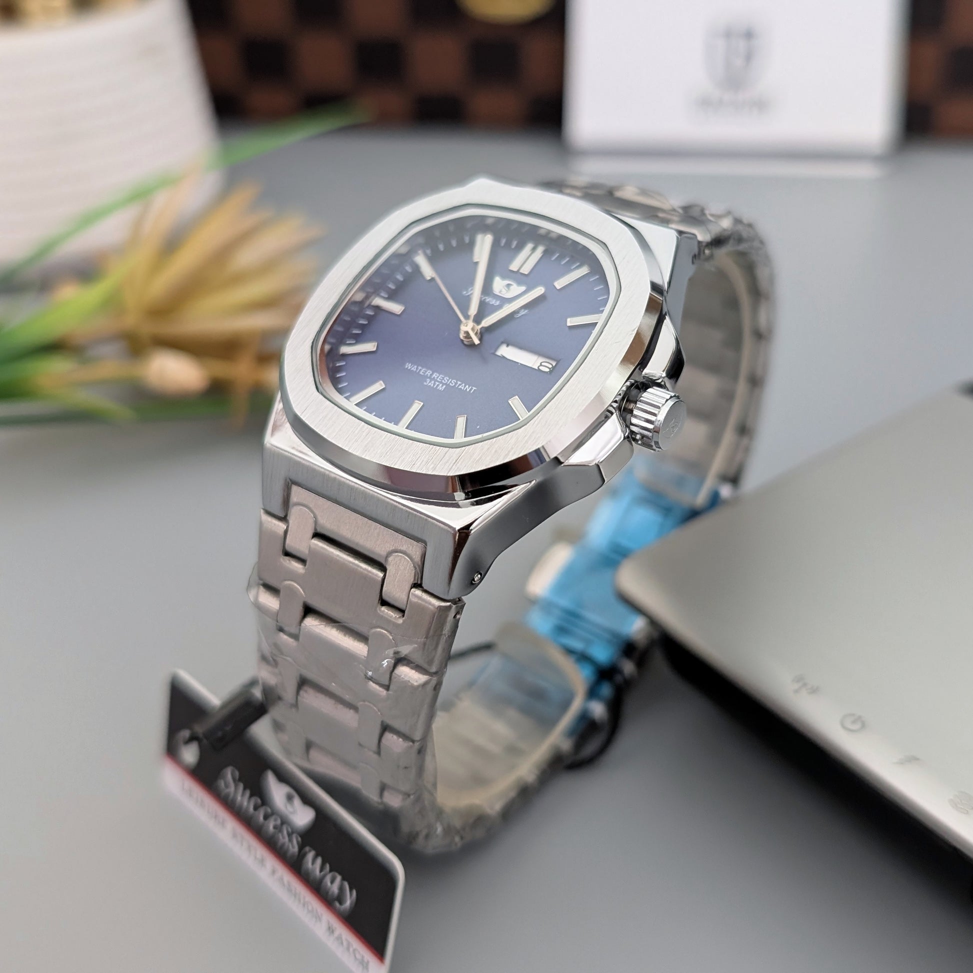 Silver-Blue